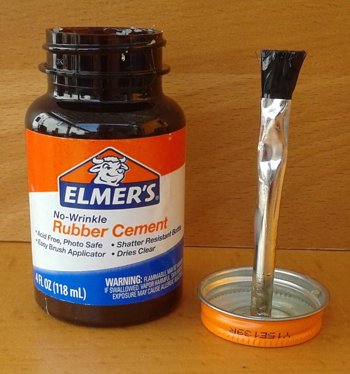Elmer's Rubber Cement – Margret puts pen to paper